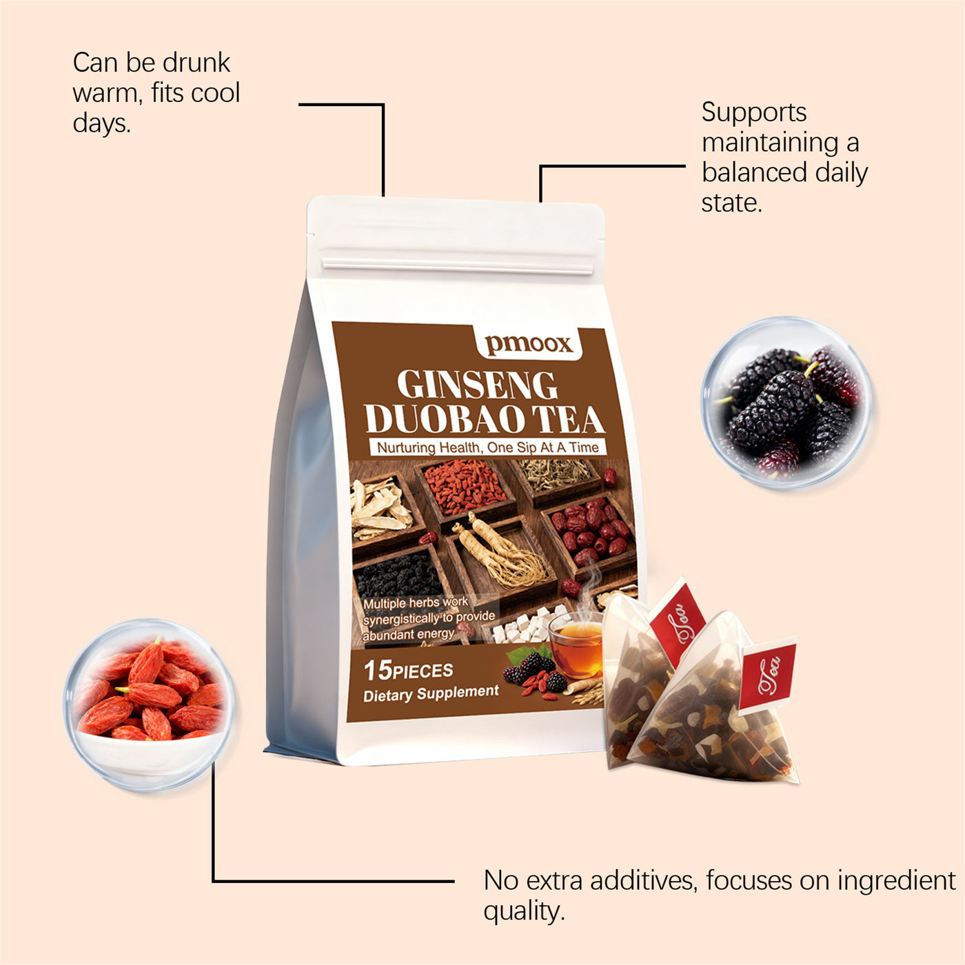 Ginseng Herbal Health Tea